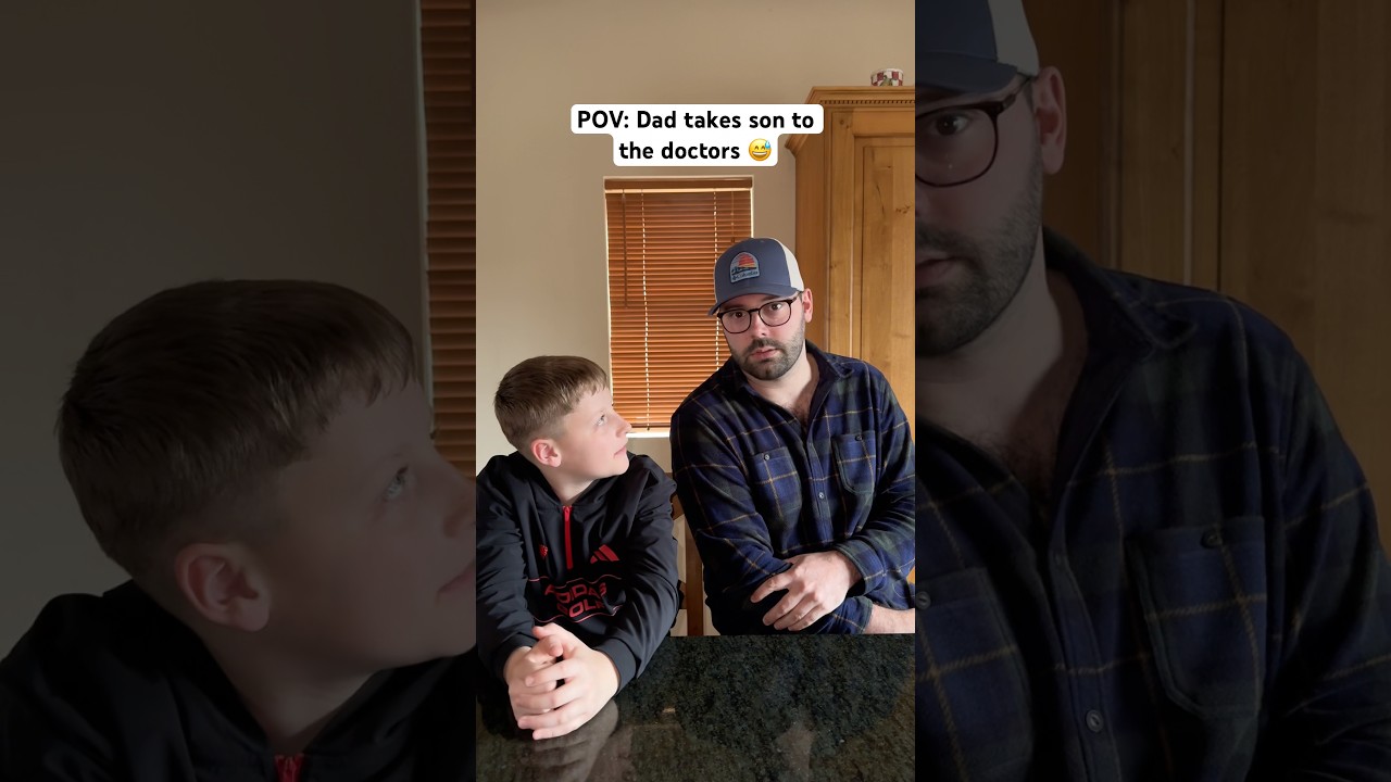 Dad takes son to the doctors 😅😂