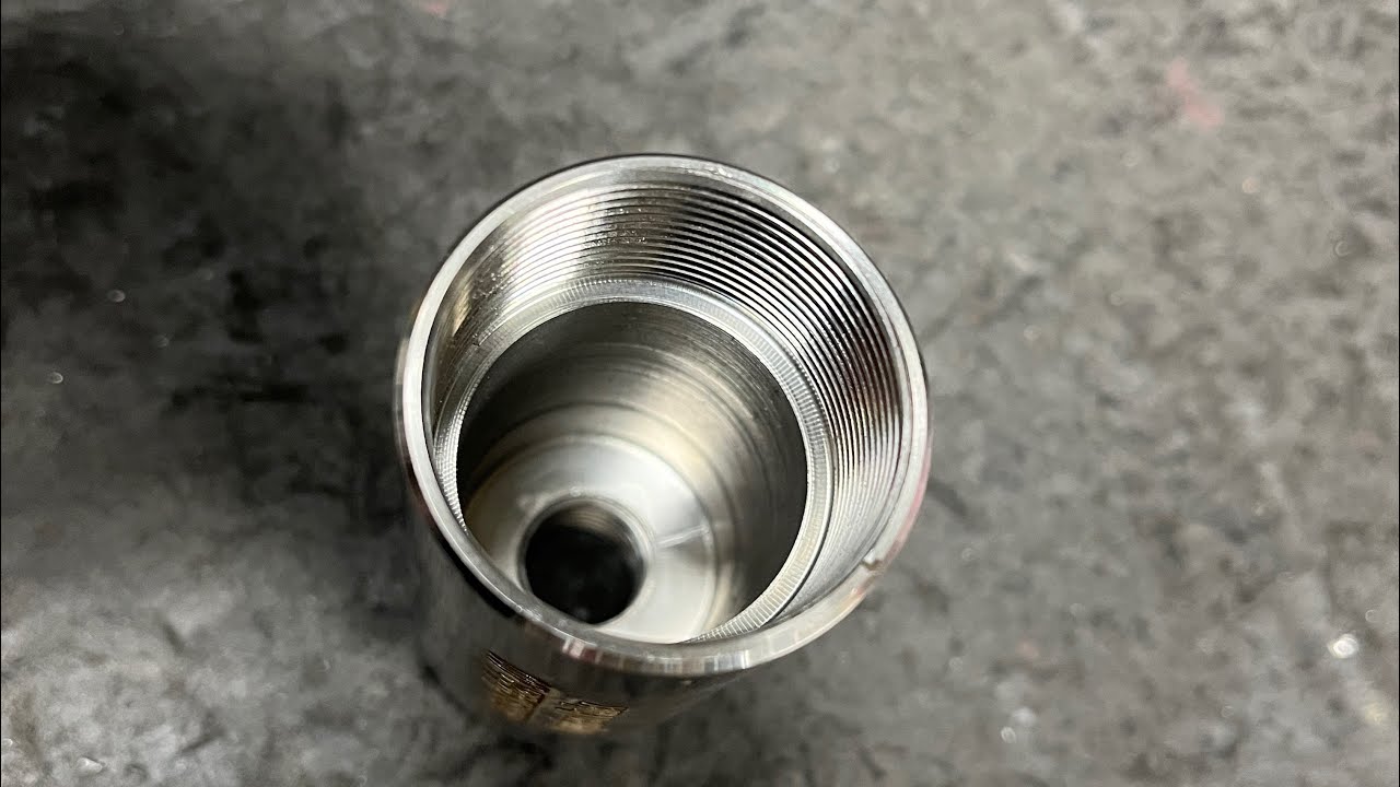 CNC Lathe Advanced thermowell machining