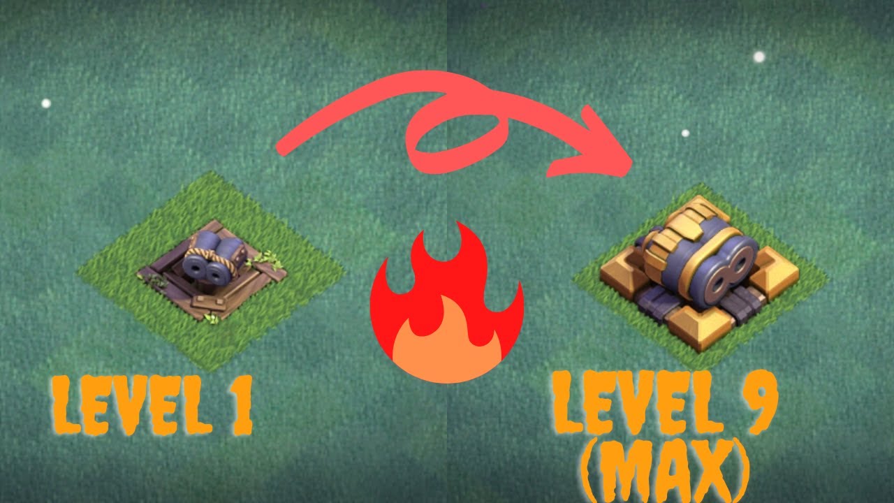 Upgrading Multi Cannon from Level 1 to Level 9 | Maxing Multi Cannon | COC | Imperial Clashing