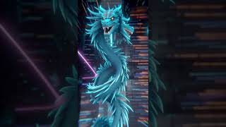 💻CodeDragon Cuando el código cobra vida🔥#Shorts #Programming #Tech #DigitalArt #viral