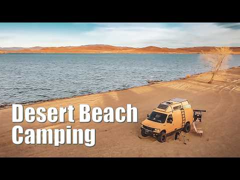 Desert Beach Camping - Van Life