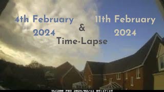 4 & 11th February 2024 Time-Lapse