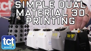Dual Material 3D Printing by CEL Robox at CES 2016