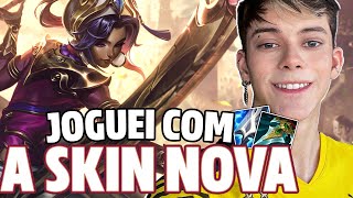 TESTANDO A SKIN NOVA DA QIYANA! (tá muito linda!) - League of Legends