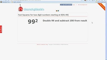 Fast square numbers in range 91-99