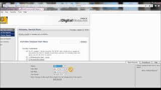 Generating a Vita in Digital Measures