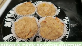 Quick & Easy Protein Muffins | The Dodge Family