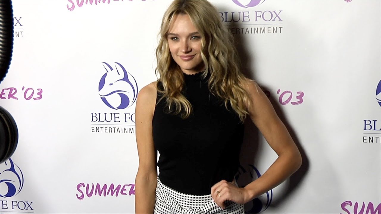 Hunter King "Summer '03" Los Angeles Premiere Blue Carpet