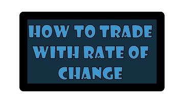 How to trade with rate of change to forecast price momentum
