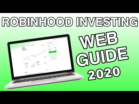 Robinhood Web Beginner Tutorial - A Guide To Robimhoods Web Platform