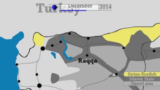 Isis Rise And Fall Of Islamic State Territory On A Map