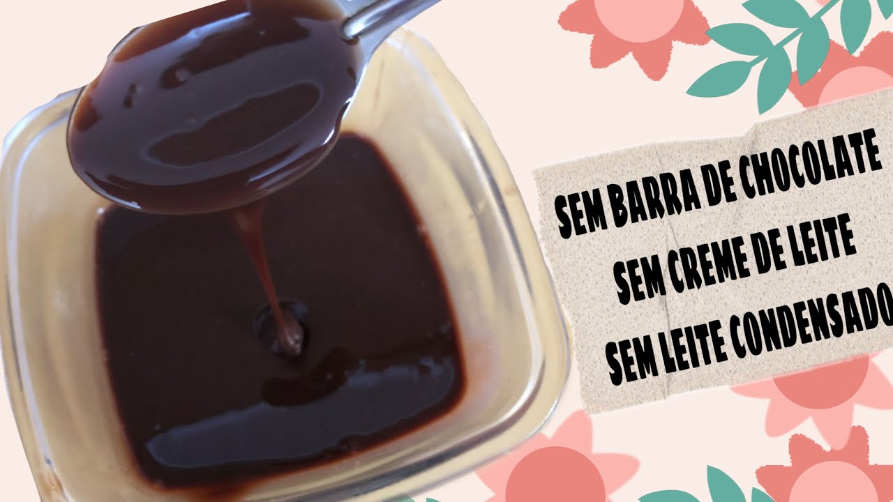 GANACHE Com Nescau Leite Açúcar Económico 3 Ingredientes