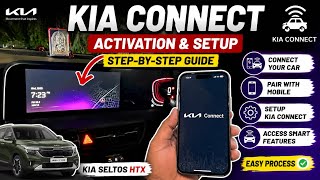 Kia Connect Activation & Setup | Kia Seltos HTX | Step-by-Step Guide 🚗📱