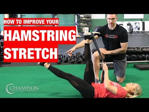 TRY THIS EXERCISE TO IMPROVE YOUR HAMSTRING STRETCH - YouTube