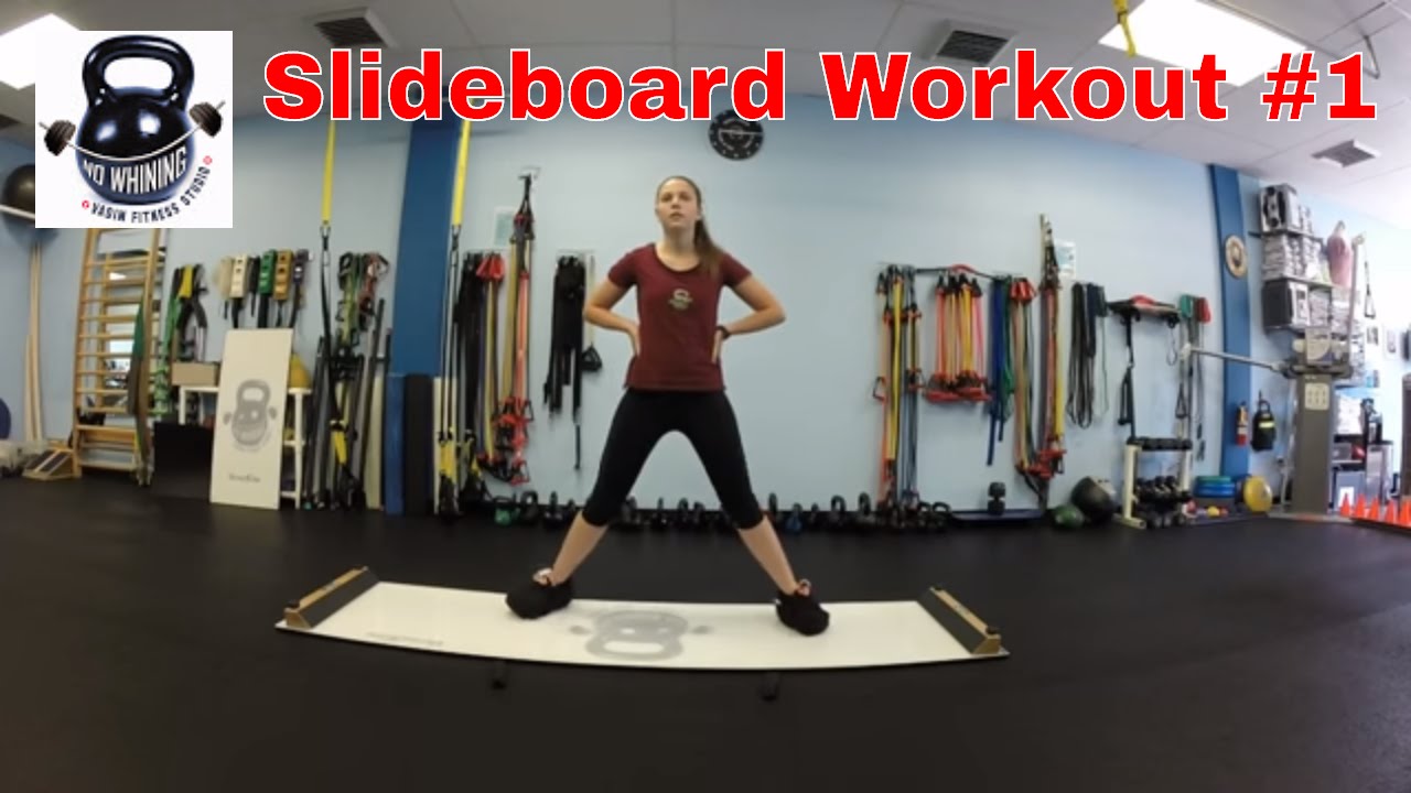 Slideboard Workout 1 YouTube