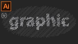 Adobe illustrator CC Tutorial  - Dashed Line Text Design