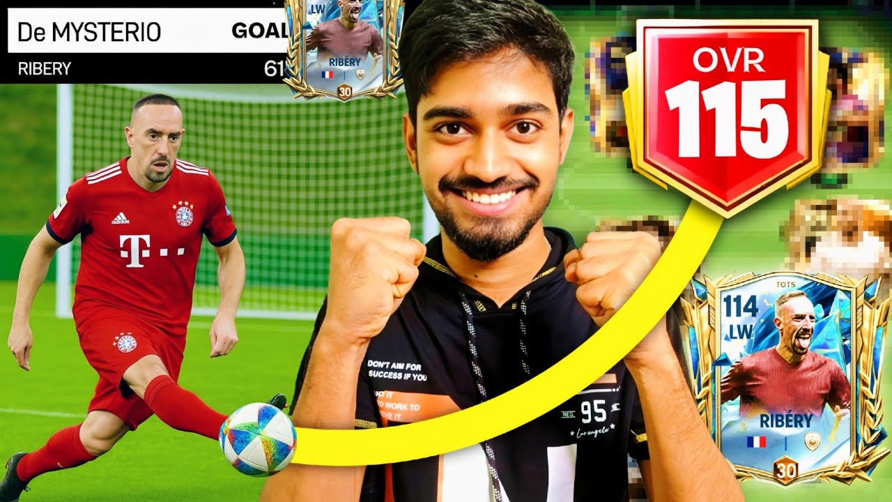 This 109 Ribery Card is UNFAIR in Fc Mobile!! - YouTube