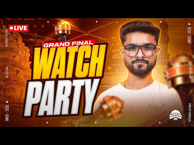 BMSD 2026 | GRAND FINALS DAY -3 WATCHPARTY | BGMI LIVE
