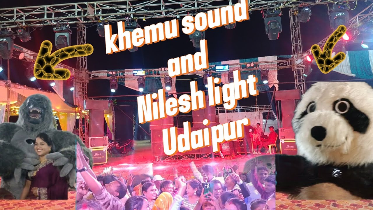 Part-2 party vlogging khemu sound and Nilesh light Udaipur sameti dafai ki public ke sath tight maho