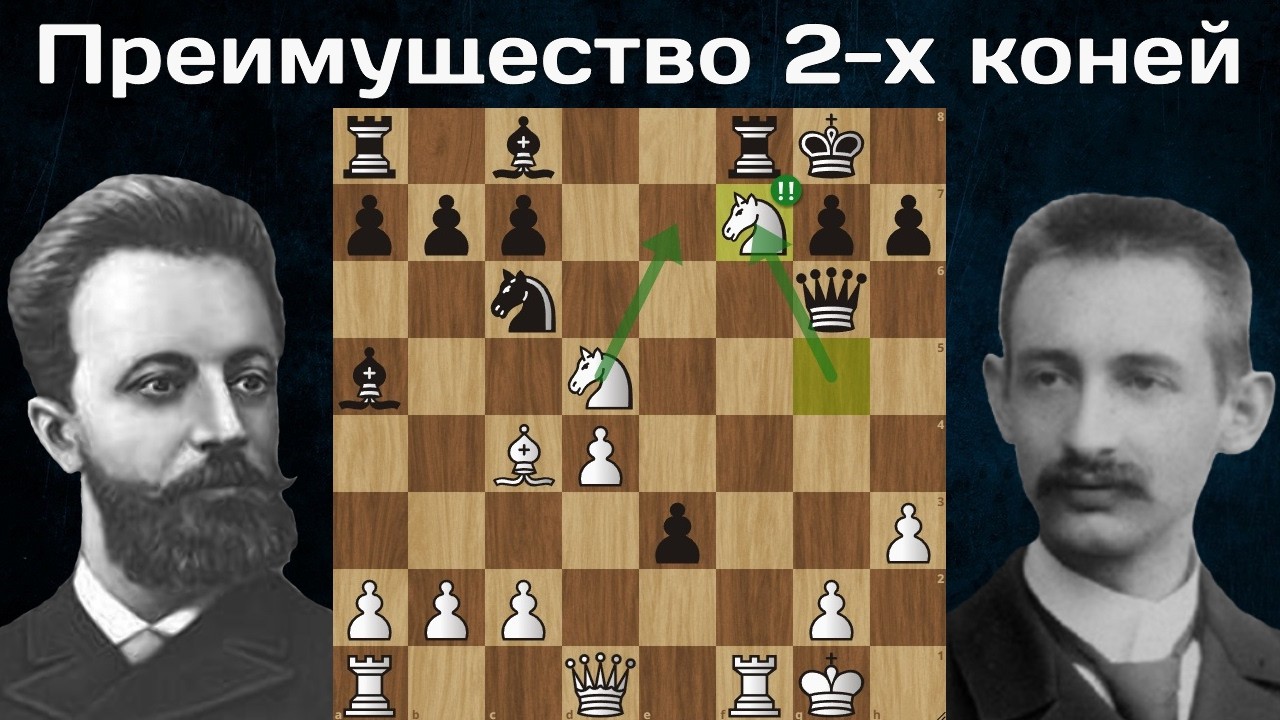 Михаил Чигорин жертвует двух коней Карлу Шлехтеру! Разгром в 17 ходов в Королевском гамбите! Шахматы