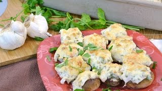 Crab and Cheese Stuffed Mushrooms Recipe | RadaCutlery.com