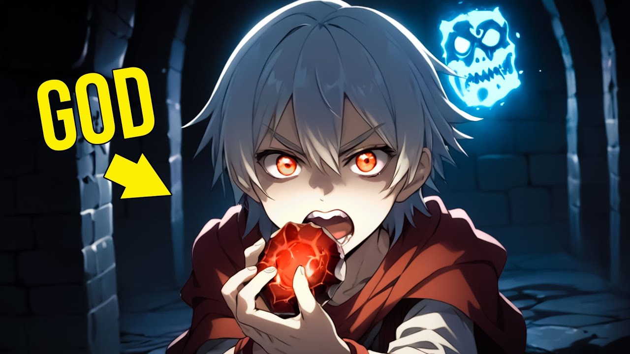 He Reincarnated & Has The Ability To Get Stronger By Eating magic stone - manga recap