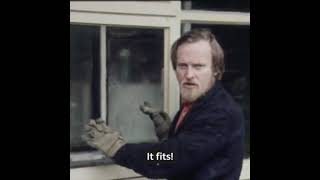 Blast from the past old unglazed, Leaking Windows.  How to re glaze and reattach your fingers!