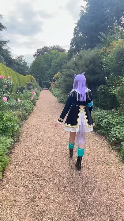 Mejiro McQueen when she sees gold ship ~ #cosplay #umamusume