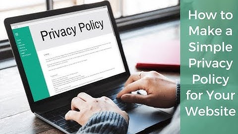 How to Create a GDPR Privacy Policy Page in WordPress