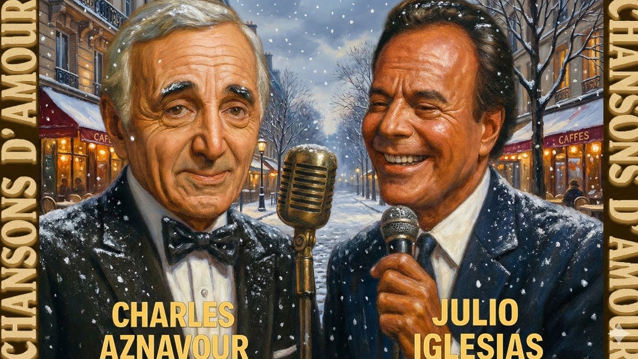 Шарль Азнавур 🌹 200 классических французских песен о любви, от которых мурашки по коже