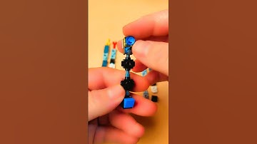 How to build a mini robot with building blocks #brickbuilder #buildingblocks #buildingbricks #moc