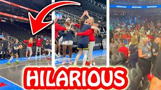 Caitlin Clark Burst Out Laughing On Sophie Cunningham Hilariously Weird Dance Moves At Warmup😂