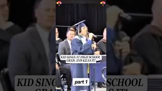 KID SINGS AT GRADUATION MUST WATCH #fypシ #lucasgraham #song #singing #music   #love