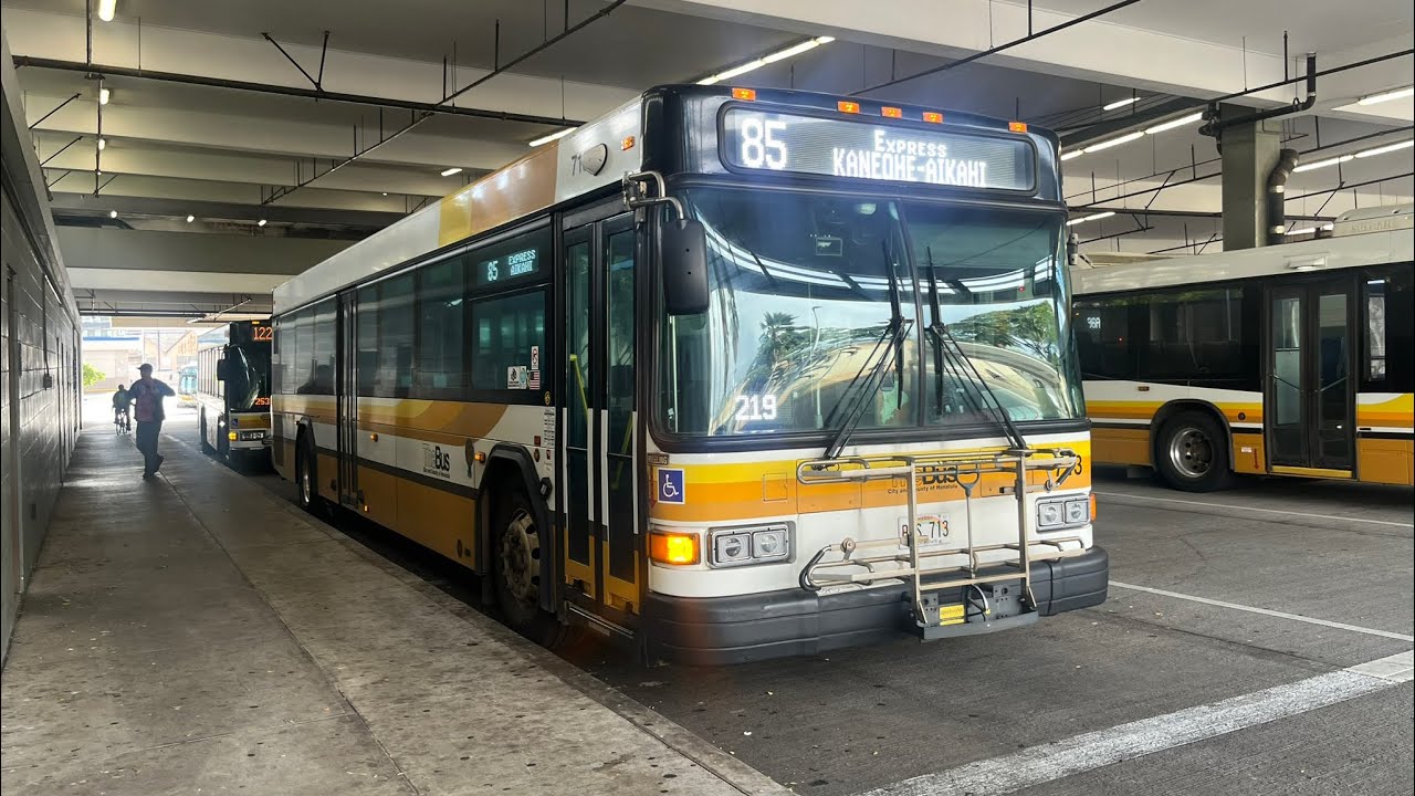 TheBus Honolulu Bus 703 Route 85 Express! KANEOHE AIKAHI (Part 2)