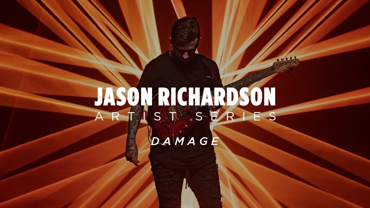 Ernie Ball Music Man Artist Series: Jason Richardson 2020 Rorschach Red 7 String Cutlass