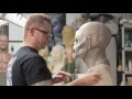 How to sculpt a Monster Mask - Monster Asylum WED clay demo Jonathan Fuller