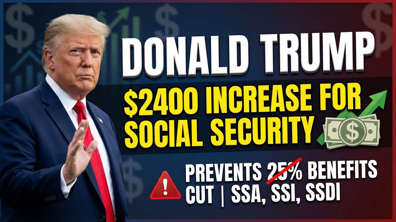$2400 INCREASE FOR SOCIAL SECURITY PREVENTS 25% BENEFITS CUT | SSA, SSI, SSDI