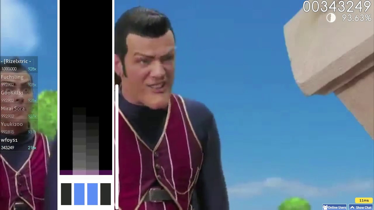 We are number one but its my first attempt on Osu!Mania