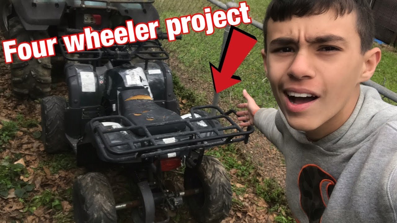 The new four wheeler project part1 w/ little tib YouTube