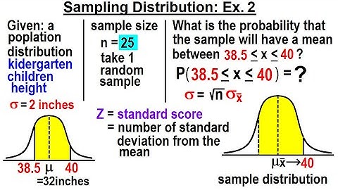 Statistics: Ch 7 Sample Variability (13 of 14) Sampling Distribution: Ex. 2