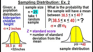 Statistics: Ch 7 Sample Variability (13 of 14) Sampling Distribution: Ex. 2