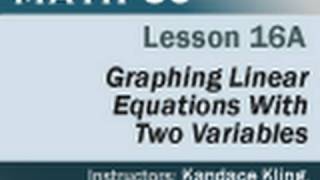 Math 60 - Lesson 16a