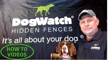DogWatch, How to replace collar strap using gentle fit tips DogWatch Hidden Fence