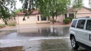 Rainy day in Maricopa, AZ