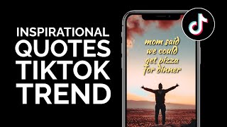 How to Do the Inspirational Quotes TikTok Trend (Motivational Poster Maker) screenshot 4