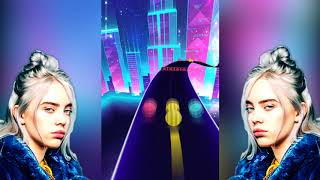 bad guy - Billie Eilish but it's played on Dancing Road screenshot 5