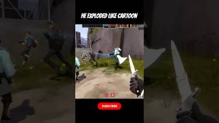 He exploded like cartoon  #tf2 #gaming