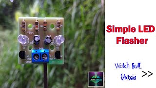 DIY LED Flasher Circuit Tutorial - Step-by-Step Assembly Guide! #diy  #unboxing