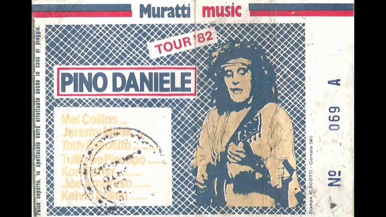 Pino Daniele   06 08 1982   Stadio Comunale   Porto San Giorgio