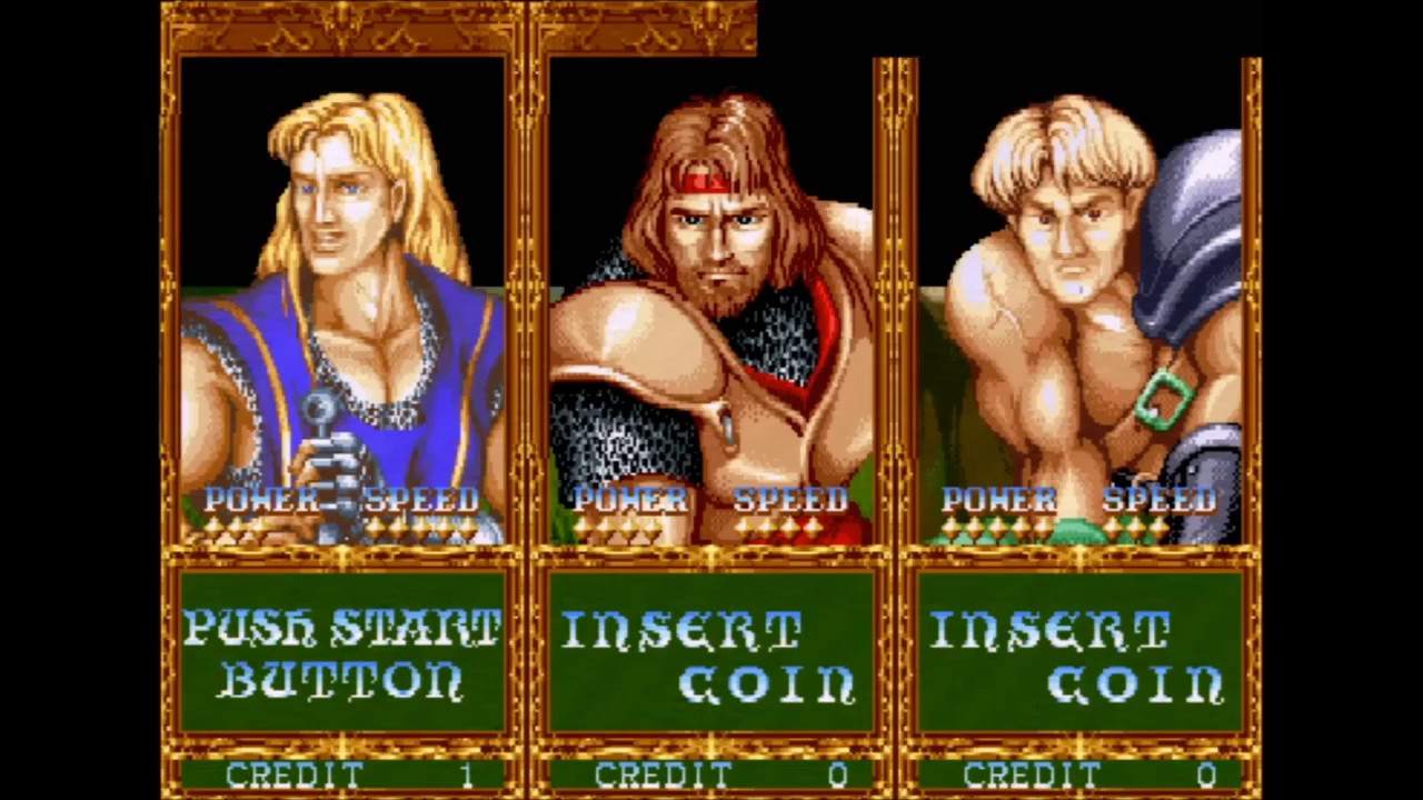 (Arcade) Knights of the Round, 1cc Completed 1 credit w/Lancelot - Capcom 1991